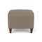 Lesro Siena Lounge Reception 1 Seat Bench, Walnut, MD Farro Upholstery SN1001 - alternate 1